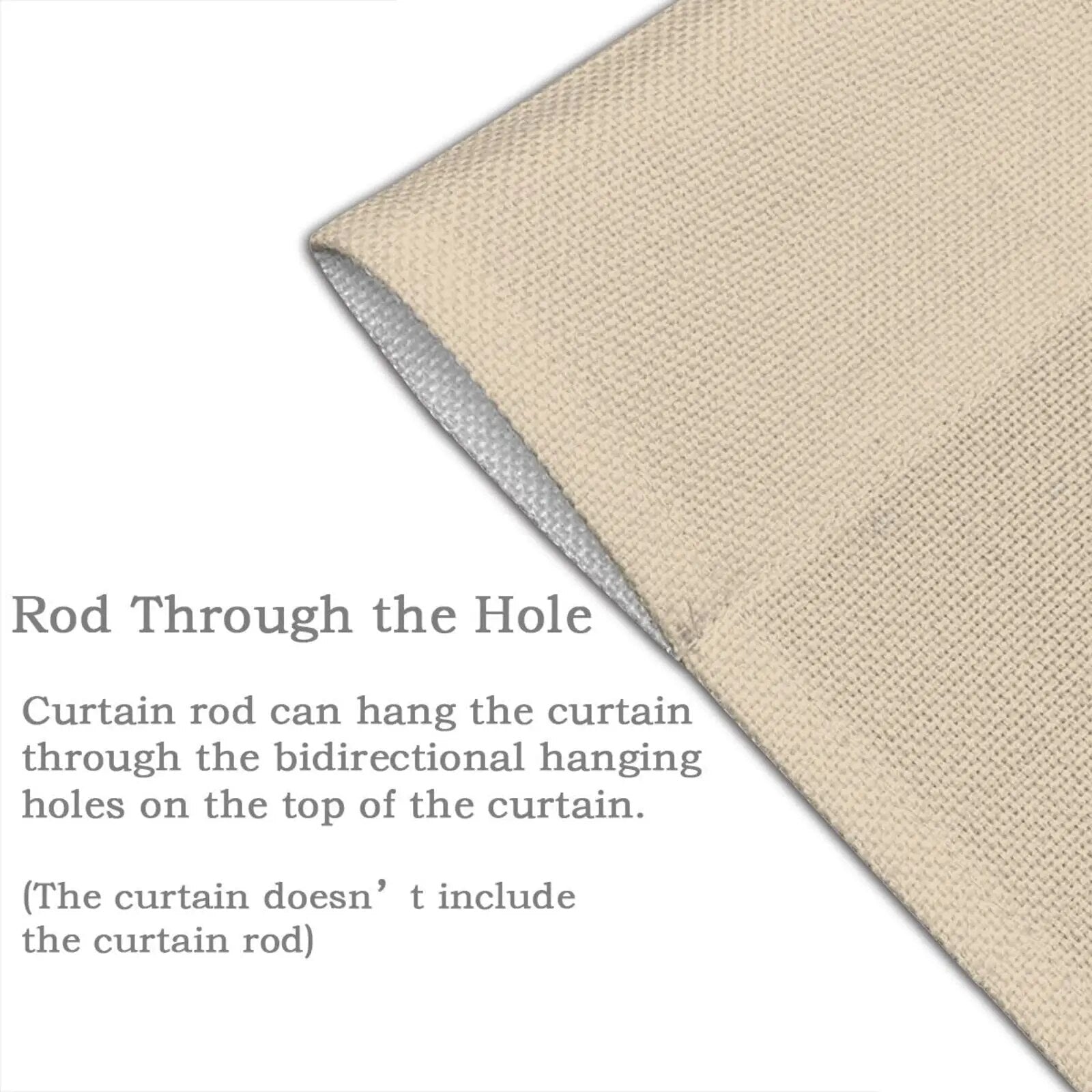 SkandiShop Solid Color Beige Japanese Simple Half-curtain Kitchen Porch Corridor Bedroom Drape Hanging Curtain Restaurant Door Screen Decor